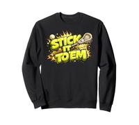 Live The LAX Divertente Regalo di Gioco Lacrosse Player LAX Felpa