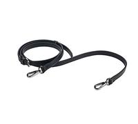 LIVE UP Cinturino di ricambio in vera pelle pieno fiore per borse a tracolla, 3# Fibbie nere, 1/2" x43"-51"(WxL)