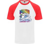 Live With Pride Unicorn Gay Consapevolezza Lgbt DA UOMO S/S Baseball T-Shirt