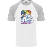 Live With Pride Unicorn Gay Consapevolezza Lgbt DA UOMO S/S Baseball T-Shirt
