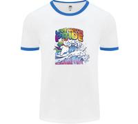 Live With Pride Unicorn Gay Pride Consapevolezza Lgbt Uomo Ringer