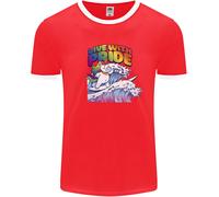Live With Pride Unicorn Gay Pride Consapevolezza Lgbt Uomo Ringer