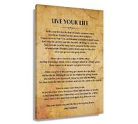 Live Your Life Poem Inspiration Poster
