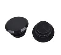 Livecitys 2Pcs Manubrio per Bicicletta da Montagna Manubrio in Gomma da Ciclismo 17-22mm Tappi Terminali per BMX MTB Mountain Bike Nero