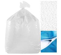 LiveDeco - 400 L Ricarica Sfere di Polistirolo Nuove, Certificate M1 Anti-Fuoco, per Pouf Gigante BiG52