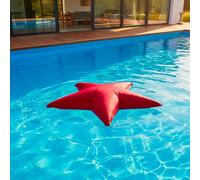 LiveDeco - Pouf Piscina, Stella Marina Rossa, Galleggiante Pool BiG52