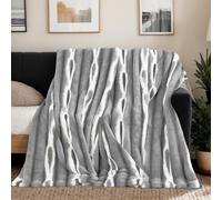 LiveGo Coperta in Finta Pelliccia Morbida e Calda, Reversibile, Super Soffice e Pelosa, Coperta Elegante per Divano e Letto, Ideale per Camera da Letto e Salotto