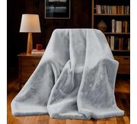 LiveGo Coperta in Finta Pelliccia Morbida e Calda, Reversibile, Super Soffice e Pelosa, Coperta Elegante per Divano e Letto, Ideale per Camera da Letto e Salotto