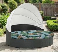 LiveGo Copertura per cuscino per divano da esterno, 168 cm Copertura sostitutiva per divano con fascia elastica, cuscino per letto da sole, coperture per cuscino da letto rotondo per esterni (Verde
