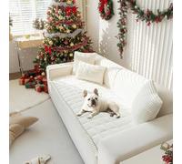 LiveGo Copridivano Lavabile per Animali Domestici e Cani, Protezione Antiscivolo per Divano da 2, 3 e 4 Posti