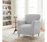 LiveGo Fodera per Poltrona Elasticizzata con Braccioli, Fodera Elastica in Maglia per Poltrone e Sedie Imbottite, Adatta Universalmente per Soggiorno, Ufficio, Copertura per Proteggere da Macchie