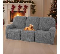 LiveGo Fodera per sedia reclinabile in jacquard elasticizzato per poltrone reclinabili a 1, 2, 3 posti, lavabile, protezione per mobili Lazyboy, sedie elettriche e divani adatti agli animali domestici