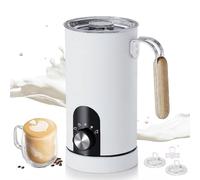 LiveGo Montalatte elettrico 5 in 1 - montalatte automatico portatile, grande capacità, 350 ml, macchina automatica per schiuma calda e fredda e scalda latte per caffè, latte, cappuccino, cioccolata
