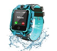 LiveGo Orologio GPS 4G per Bambini con Tracker, Smartwatch per Ragazzi e Ragazze con Videochiamate e Chiamate Telefoniche 360°, Regalo di Natale e Compleanno per Bambini di età 4-12 anni (T10 ciano)