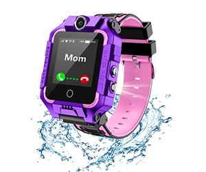 LiveGo Orologio GPS 4G per Bambini con Tracker, Smartwatch per Ragazzi e Ragazze con Videochiamate e Chiamate Telefoniche 360°, Regalo di Natale e Compleanno per Bambini di età 4-12 anni (T10 viola)