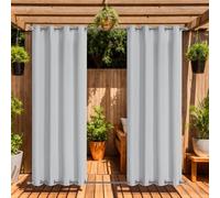 LiveGo Tenda da esterno per giardino, patio, gazebo, pergola, impermeabile, antivento, 2 pannelli, tende per esterni, pergola, gazebo, isolamento termico, protezione UV