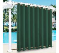 LiveGo Tende da Esterno Tende Impermeabile Termiche Isolanti Tende da Esterno Oscuranti Isolanti Tenda Esterna Oscurante per Porta con Occhielli per Gazebo Patio Balcone,Verde,1 Pezzo|213x254cm(LxA)