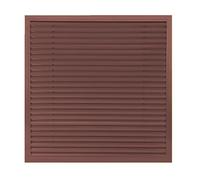 Liveinu Griglia Di Ventilazionegriglia D'Aria Rettangolare Per Porte Degli Armadi Scarpiere E Griglia D'Aria In Alluminio Aiuta I Tuoi Mobili A Ventilare, Griglia Di Scarico 50x50cm Marrone