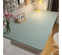 Liveinu Sottomano, tappeto da ufficio, Tappeto Scrivania Copri in Similpelle PU, protezione da scrivania antiscivolo, blocco da scrivania impermeabile per ufficio e casa, Azzurro, 50x100cm