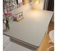 Liveinu Sottomano, tappeto da ufficio, Tappeto Scrivania Copri in Similpelle PU, protezione da scrivania antiscivolo, blocco da scrivania impermeabile per ufficio e casa, Bianco, 80x160cm