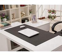 Liveinu Tappetino per Mouse Multifunzione, da Gioco, Utilizzabile su Entrambi i Lati, Lavabile, Ultra Sottile, Impermeabile, 0 x 0 cm 140 x 60cm Nero