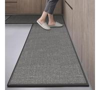 Liveinu Tappeto cucina antiscivolo lavabile Tappetini da cucina moderni assorbenti e antimacchia, per cucina, soggiorno, ingresso, Grigio, 45x200cm