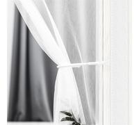 Liveinu Zanzariera Magnetica per Porta, Rete Fine, Tenda Zanzariera Porta con Totalmente Calamita, si Chiude da Sola per Balcone, Installazione Facile, Bianco 1, 130x240cm