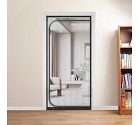 Liveinu Zanzariera Magnetica per Porte Cerniera Anti Zanzare Calamite Tenda Anti Zanzare Insetti per ideale per porte da balcone, cantine, terrazze, C nero, 90x220cm
