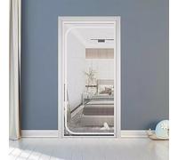 Liveinu Zanzariera Magnetica per Porte Cerniera Anti Zanzare Calamite Tenda Anti Zanzare Insetti per ideale per porte da balcone, cantine, terrazze, C Bianco, 85x195cm