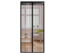 Liveinu Zanzariera Magnetica Per Porte Finestre Tenda Zanzariera Con Magneti Rete Anti Zanzare Zanzariera Strisce Laccio Adesivo Fotogramma Intero Versione Nero (Strisce Laccio Adesivo) 70x240cm