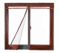 Liveinu Zanzariera Magnetica Per Porte Finestre Tenda Zanzariera Con Magneti Rete Anti Zanzare Zanzariera Marrone 60x120cm