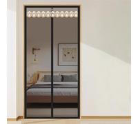 Liveinu Zanzariera Magnetica per Porte, Tenda Zanzariera, Maglia Fine, Non è Necessario Praticare Fori, per balconi, cantine, camere da letto e porte scorrevoli, Nero 1, 130x240cm
