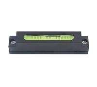 Livella a barra piccola regolabile Livella a bolla orizzontale lunga ad alta precisione for macchine utensili. Mini livella(Black)