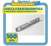Livella a Base Magnetica in Alluminio Akifix NSM50006 Lunghezza 100 cm