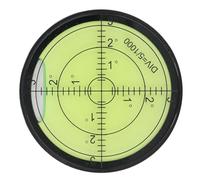 Livella a Bolla Circolare Luminosa, Alluminio Alta Precisione 60x12mm - Resistente e Sensibile, Multiuso per e Treppiede Fotocamera