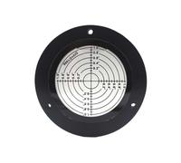 Livella a bolla circolare regolabile ad alta precisione 2/1000 1/1000 Blister di livellamento circolare 80x12mm for banco da lavoro fai da te 1 pz