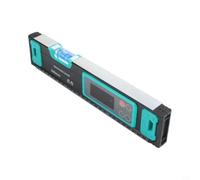 Livella a bolla digitale con display a LED, magnetica, ripristino automatico, retroilluminazione verde, strumento di misurazione preciso per la casa e l'industria, 30 cm