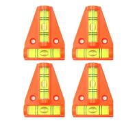 Livella a bolla piccola 4 pezzi mini livella a bolla parti e accessori per camper, kit livella a bolla accessori per camper, rampa di livellamento, livello tascabile