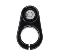 Livella a bolla rotonda in lega di alluminio per aste di centraggio da 25 mm - Fiala a cerchio in plastica con bolla bianca, compatibile per apparecchiature di rilevamento GPS in fibra di carbonio