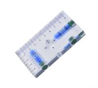 Livella a bolla trasparente ad alta precisione - Livella magnetica a forma di T per uso industriale e domestico, strumento da 95 mm con misurazione a doppia direzione