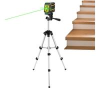 Livella a croce per interni, con treppiede, strumenti di allineamento autolivellanti, kit di strumenti di allineamento rapido per installazione idraulica, pavimento, giardino, parete, finestra