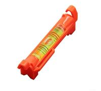 Livella a livello di filo da appendere con ganci sagomati, per livella a bolla per corda in costruzione, topografia, progetti di muratura e pavimenti, arancione, confezione da 2