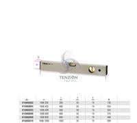 Livella Alluminio Profilato Anodizzato Precisione 1mm/m - Beta 1696