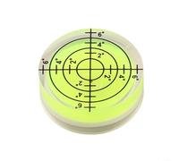 Livella compatta a bolla a bolla d'aria, con linee interne nere per ridurre la parallasse e letture accurate per attività di misurazione, 2 pezzi