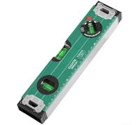 Livella di precisione in alluminio con magnete, bilancia direzionale da 30 cm per orizzontale e verticale, precisione 0,5 mm/m, bilancia da cantiere per professionisti (300 mm)