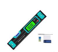 Livella digitale con display a LED e retroilluminazione verde, funzione di inversione automatica e punto zero a 1 pulsante, strumento di misurazione preciso per metallo, alloggiamento robusto, 30 cm