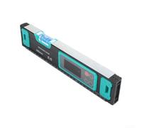 Livella digitale con display a LED e retroilluminazione verde, funzione di inversione automatica e ripristino del punto zero, magnetica per metallo, strumento di misurazione preciso per la casa
