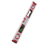 Livella digitale elettronica, in lega di alluminio con display LCD ad angolo da 0 a 90°, con pendenza magnetica resistente all'acqua e alla polvere, fondo magnetico (300 mm)