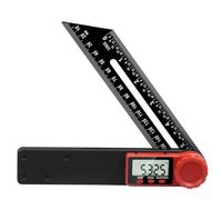 Livella elettronica - Misuratore digitale a T a 360° con cercatore angolare LCD, smussatura scorrevole per la lavorazione del legno, fai da te e misurazione orizzontale/verticale