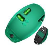Livella elettronica portatile a 90 gradi con luce rossa | Livella luminosa ad alta precisione per allineamento distanza, ristrutturazione della casa, montaggio di porte e finestre